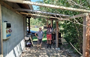 Construction de l'appentis 