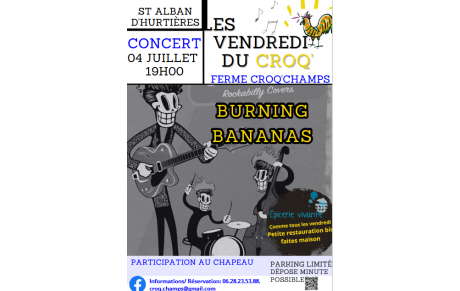 Concert ferme Croq'Champs